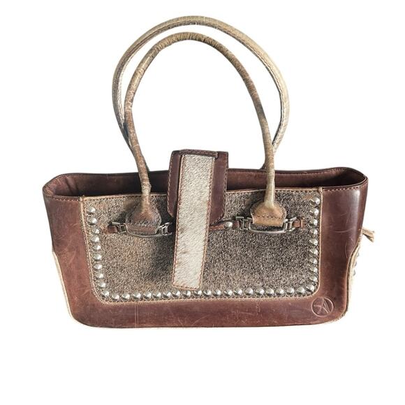 Animal Exotic Brand Handbag, Leather, Cowhide, Lux, Western, Cowgirl, Festival - Picture 2 of 10